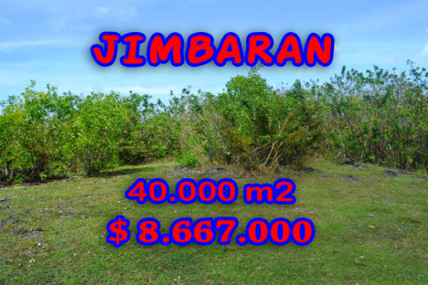 Impressive Property in Bali, Land for sale in Jimbaran Bali – 40.000 m2 @ $ 217
