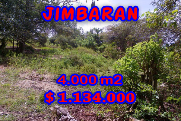 Splendid Property for sale in Bali, Jimbaran land for sale – 4.000 m2 @ $ 283