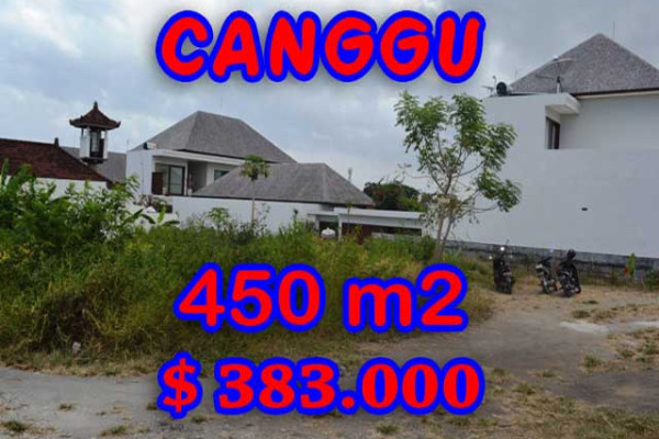 Attractive Property for sale in Bali, Canggu land for sale – 450 m2 @ $ 850