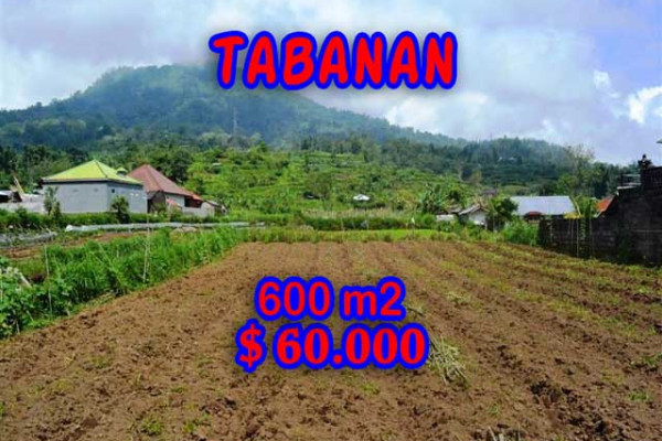 Exotic Property for sale in Bali, Land in Tabanan for sale– 600 m2 @ $ 100