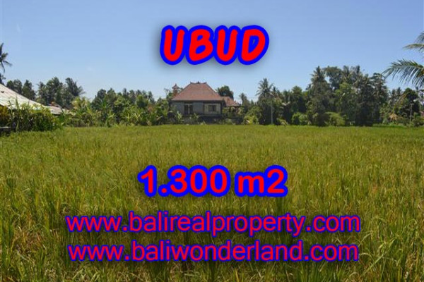 Exotic Property for sale in Bali, Land in Ubud for sale– 1.300 m2 @ $ 265