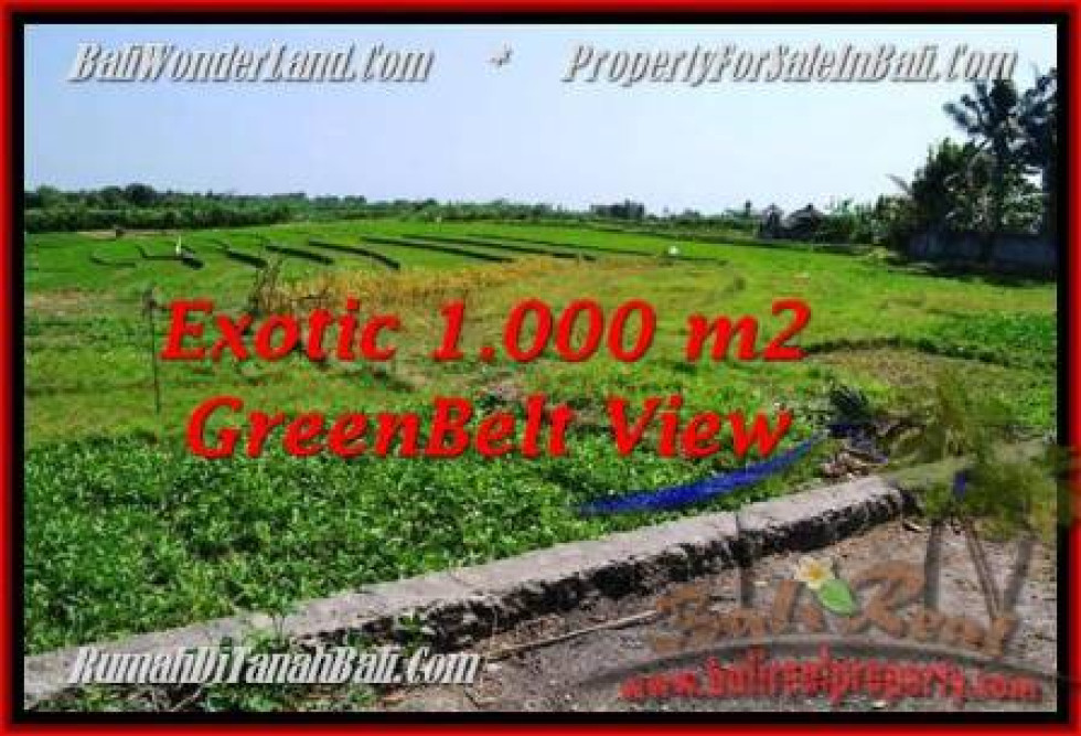 Exotic 1,000 m2 LAND FOR SALE IN CANGGU TJCG184