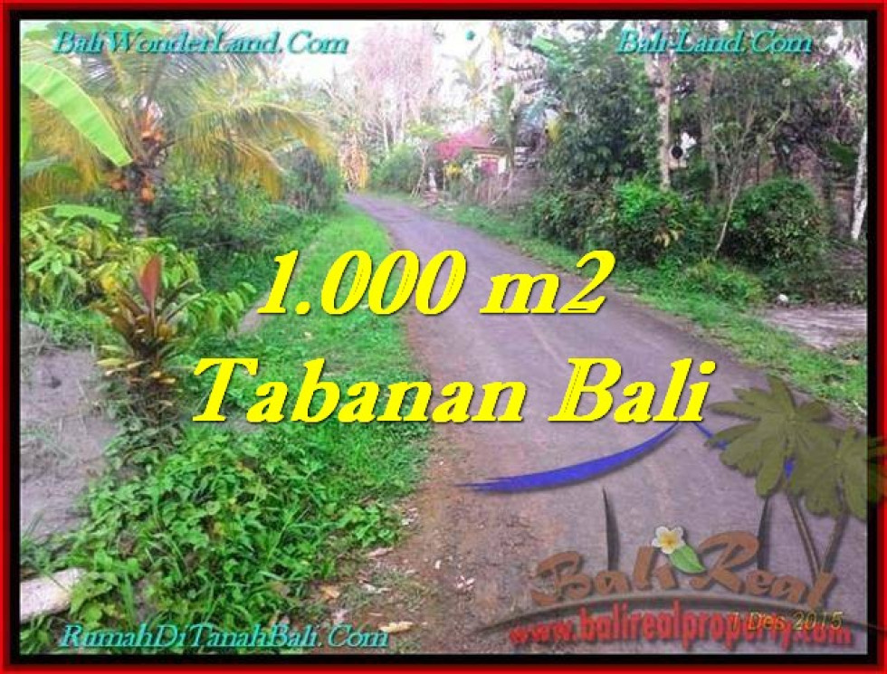 Magnificent TABANAN BALI 1,000 m2 LAND FOR SALE TJTB242