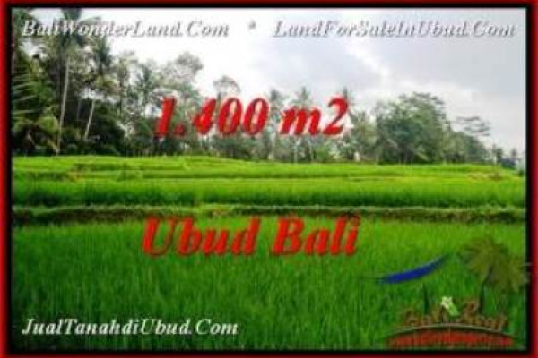 Magnificent PROPERTY 1,400 m2 LAND FOR SALE IN Ubud Pejeng TJUB539