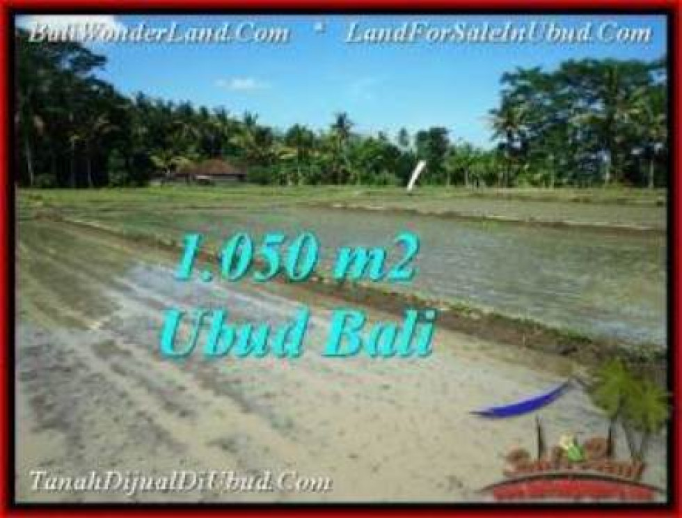 Exotic UBUD BALI 1,050 m2 LAND FOR SALE TJUB544