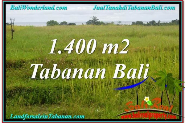 Exotic PROPERTY 1,400 m2 LAND FOR SALE IN TABANAN BALI TJTB309