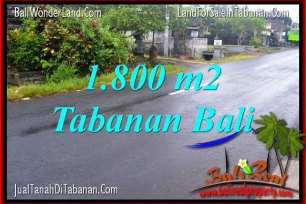Tabanan Kota BALI 1,800 m2 LAND FOR SALE TJTB321