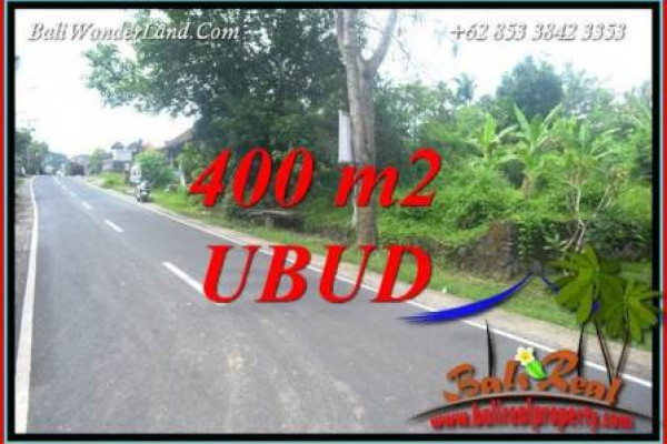 Magnificent Sentral Ubud Bali 400 m2 Land for sale TJUB725