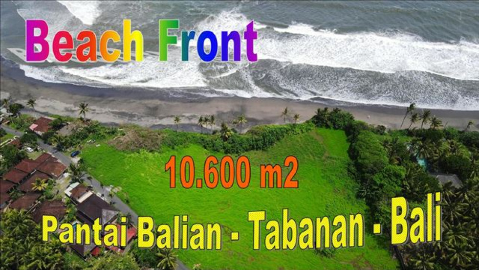 Beautiful 10,600 m2 LAND SALE IN Selemadeg Barat Tabanan BALI TJTB661