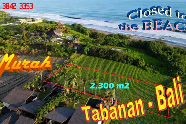 Magnificent 2,300 m2 LAND FOR SALE IN TABANAN TJTB740