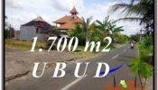 Magnificent PROPERTY 1,700 m2 LAND IN Sentral Ubud FOR SALE TJUB588