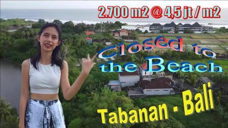 Magnificent 2,700 m2 LAND IN Tabanan BALI FOR SALE TJTB637