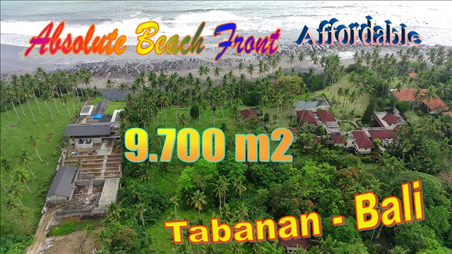 Affordable 9,700 m2 LAND IN Selemadeg Barat Tabanan BALI FOR SALE TJTB670