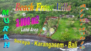 AFFORDABLE ! BEACHFRONT LAND in Bali FOR QUICK SALE, FREE 8 BR VILLAs #2403VJ